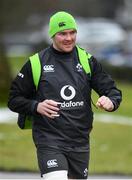 8 March 2018; Peter O'Mahony arrives for Ireland Rugby Squad Training at Carton House in Maynooth, Co Kildare. Photo by Sam Barnes/Sportsfile