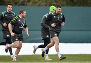 8 March 2018; Ireland players, from left, Conor Murray, Sean Cronin, Jonathan Sexton and Rob Kearney during Ireland Rugby Squad Training at Carton House in Maynooth, Co Kildare. Photo by Sam Barnes/Sportsfile
