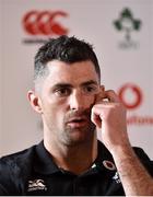 8 March 2018; Rob Kearney during an Ireland Rugby Press Conference at Carton House in Maynooth, Co Kildare. Photo by Sam Barnes/Sportsfile