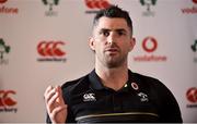 8 March 2018; Rob Kearney during an Ireland Rugby Press Conference at Carton House in Maynooth, Co Kildare. Photo by Sam Barnes/Sportsfile