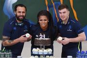 9 March 2018; Leinster players, from left, Isa Nacewa, Eimear Corri and Luke McGrath at the launch in Leinster Rugby HQ, UCD, Belfield, Dublin. Celebrating 21 Years of Excellence at the Bank of Ireland School of Excellence Launch for 2018, for further details check out: leinsterrugby.ie/soe. Photo by David Fitzgerald/Sportsfile