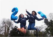 9 March 2018; Leinster players Aimee Clark, left, and Eimear Corri at the launch in Leinster Rugby HQ, UCD, Belfield, Dublin. Celebrating 21 Years of Excellence at the Bank of Ireland School of Excellence Launch for 2018, for further details check out: leinsterrugby.ie/soe. Photo by David Fitzgerald/Sportsfile
