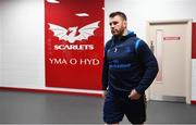 9 March 2018; Sean O'Brien of Leinster arrives prior to the Guinness PRO14 Round 17 match between Scarlets and Leinster at Parc Y Scarlets in Llanelli, Wales. Photo by Ramsey Cardy/Sportsfile