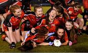 9 March 2018; The RCSI squad celebrate after the Gourmet Food Parlour HEC Donaghy Cup Final match between RCSI and DCU at IT Blanchardstown in Blanchardstown, Dublin. Photo by Piaras Ó Mídheach/Sportsfile