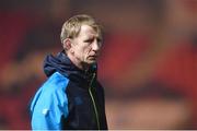 9 March 2018; Leinster head coach Leo Cullen prior to the Guinness PRO14 Round 17 match between Scarlets and Leinster at Parc Y Scarlets in Llanelli, Wales. Photo by Ramsey Cardy/Sportsfile