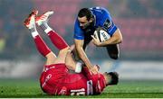 9 March 2018; Dave Kearney of Leinster is tackled by Tom Williams of Scarlets during the Guinness PRO14 Round 17 match between Scarlets and Leinster at Parc Y Scarlets in Llanelli, Wales. Photo by Ramsey Cardy/Sportsfile