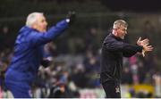 9 March 2018; Dundalk manager Stephen Kenny, right, and Cork City manager John Caulfield during the SSE Airtricity League Premier Division match between Dundalk and Cork City at Oriel Park in Dundalk, Louth. Photo by Stephen McCarthy/Sportsfile