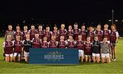 9 March 2018; The NUI Galway squad prior to the Gourmet Food Parlour HEC O'Connor Shield Final match between Queen's University and NUI Galway at the GAA National Games Development Centre in Abbotstown, Dublin. Photo by Brendan Moran/Sportsfile