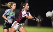9 March 2018; Roisin Wynne of NUI Galway in action against arah Britton  of Queen's University, Belfast, during the Gourmet Food Parlour HEC O'Connor Shield Final match between Queen's University and NUI Galway at the GAA National Games Development Centre in Abbotstown, Dublin. Photo by Brendan Moran/Sportsfile