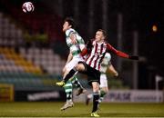 9 March 2018; Sam Bone of Shamrock Rovers in action against Rory Hale of Derry City during the SSE Airtricity League Premier Division match between Shamrock Rovers and Derry City at Tallaght Stadium in Tallaght, Dublin. Photo by Seb Daly/Sportsfile