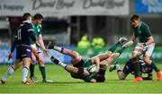 9 March 2018; Michael Silvester of Ireland is tackled by Ewan Johnson of Scotland during the U20 Six Nations Rugby Championship match between Ireland and Scotland at Donnybrook Stadium in Dublin. Photo by David Fitzgerald/Sportsfile