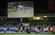 9 March 2018; A general view of the big screen during the U20 Six Nations Rugby Championship match between Ireland and Scotland at Donnybrook Stadium in Dublin. Photo by David Fitzgerald/Sportsfile