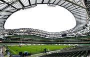 10 March 2018; A general view of the Aviva Stadium prior to the NatWest Six Nations Rugby Championship match between Ireland and Scotland at the Aviva Stadium in Dublin. Photo by Brendan Moran/Sportsfile