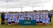 10 March 2018; The UCD squad prior to the Gourmet Food Parlour HEC O'Connor Cup semi-final match between Dublin City University and University College Dublin at IT Blanchardstown in Blanchardstown, Dublin. Photo by David Fitzgerald/Sportsfile