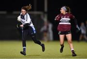 10 March 2018; Katelynn O'Sullivan of IT Tralee in action against Oonagh McAleer of St Mary's during the Gourmet Food Parlour HEC Moynihan Cup Final match between St Mary's Belfast and Institute of Technology Tralee at the GAA National Games Development Centre in Abbotstown, Dublin. Photo by Piaras Ó Mídheach/Sportsfile