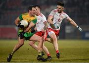 10 March 2018; Michael Murphy of Donegal in action against Pádraig Hampsey of Tyrone during the Allianz Football League Division 1 Round 5 match between Tyrone and Donegal at Healy Park in Omagh, Co Tyrone.. Photo by Oliver McVeigh/Sportsfile