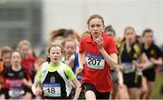 10 March 2018; Sophie Quinn of Mount Sackville, Co Dublin, on her way to winning the minor girls 2000m during the Irish Life Health All Ireland Schools Cross Country at Waterford IT in Waterford. Photo by Matt Browne/Sportsfile