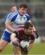 11 March 2018; Patrick Sweeney of Galway in action against Paraic McGuirk of Monaghan during the Allianz Football League Division 1 Round 5 match between Galway and Monaghan at Pearse Stadium in Galway. Photo by Diarmuid Greene/Sportsfile