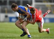 11 March 2018; Liam Casey of Tipperary in action against Gerard McSorley of Louth during the Allianz Football League Division 2 Round 5 match between Tipperary and Louth at Semple Stadium in Thurles, Co Tipperary. Photo by Sam Barnes/Sportsfile