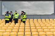 11 March 2018; Members of An Garda Síochana are briefed prior to the Allianz Hurling League Division 1A Round 5 match between Kilkenny and Wexford at Nowlan Park in Kilkenny. Photo by Brendan Moran/Sportsfile