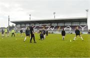 11 March 2018; A general view during the warm up prior to the Continental Tyres Women’s National League match between Galway WFC and Cork City FC at Eamonn Deacy Park in Galway. Photo by Harry Murphy/Sportsfile