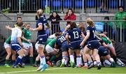 11 March 2018; The Ireland scrum pushes over the line resulting in a penalty try during the Women's Six Nations Rugby Championship match between Ireland and Scotland at Donnybrook Stadium in Dublin. Photo by David Fitzgerald/Sportsfile