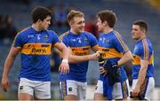 11 March 2018; Tipperary players including Kevin Fahey, centre left, and Bill Maher, centre, right, celebrate following the Allianz Football League Division 2 Round 5 match between Tipperary and Louth at Semple Stadium in Thurles, Co Tipperary. Photo by Sam Barnes/Sportsfile