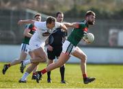 11 March 2018; Aidan O'Shea of Mayo in action against Tommy Moolick of Kildare during the Allianz Football League Division 1 Round 5 match between Kildare and Mayo at St Conleth's Park in Newbridge, Kildare. Photo by Daire Brennan/Sportsfile