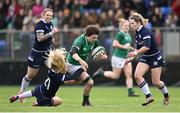 11 March 2018; Ciara Griffin of Ireland is tackled by Jenny Maxwell of Scotland during the Women's Six Nations Rugby Championship match between Ireland and Scotland at Donnybrook Stadium in Dublin. Photo by David Fitzgerald/Sportsfile