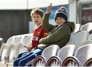 11 March 2018; Young supporters enjoying the atmosphere during the Continental Tyres Women’s National League match between Galway WFC and Cork City FC at Eamonn Deacy Park in Galway. Photo by Harry Murphy/Sportsfile