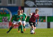 11 March 2018; Lucy Hannon of Galway WFC in action against Savannah McCarthy of Cork City during the Continental Tyres Women’s National League match between Galway WFC and Cork City FC at Eamonn Deacy Park in Galway. Photo by Harry Murphy/Sportsfile