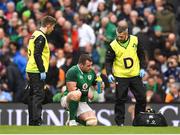 10 March 2018; Cian Healy of Ireland receives medical attention during the NatWest Six Nations Rugby Championship match between Ireland and Scotland at the Aviva Stadium in Dublin. Photo by Brendan Moran/Sportsfile