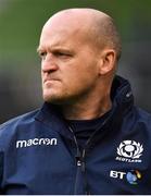 10 March 2018; Scotland head coach Gregor Townsend prior to the NatWest Six Nations Rugby Championship match between Ireland and Scotland at the Aviva Stadium in Dublin. Photo by Brendan Moran/Sportsfile