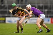 11 March 2018; Joey Holden of Kilkenny is tackled by Cathal Dunbar of Wexford during the Allianz Hurling League Division 1A Round 5 match between Kilkenny and Wexford at Nowlan Park in Kilkenny. Photo by Brendan Moran/Sportsfile
