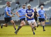11 March 2018; Cian Taylor of Laois in action against Cillian Costello of Dublin during the Allianz Hurling League Division 1B Round 5 match between Laois and Dublin at O'Moore Park in Portlaoise, Co Laois. Photo by Philip Fitzpatrick/Sportsfile