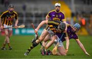 11 March 2018; Walter Walsh of Kilkenny in action against Conor Firman of Wexford during the Allianz Hurling League Division 1A Round 5 match between Kilkenny and Wexford at Nowlan Park in Kilkenny. Photo by Brendan Moran/Sportsfile