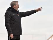 11 March 2018; Cork City head coach Frank Kelleher during the Continental Tyres Women’s National League match between Galway WFC and Cork City FC at Eamonn Deacy Park in Galway. Photo by Harry Murphy/Sportsfile
