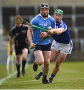11 March 2018: Cian O'Sullivan of Dublin in action against Ross King of Laois during the Allianz Hurling League Division 1B Round 5 match between Laois and Dublin at O'Moore Park in Portlaoise, Co Laois. Photo by Philip Fitzpatrick/Sportsfile