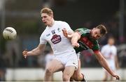 11 March 2018; Daniel Flynn of Kildare in action against Aidan O'Shea of Mayo during the Allianz Football League Division 1 Round 5 match between Kildare and Mayo at St Conleth's Park in Newbridge, Kildare. Photo by Daire Brennan/Sportsfile
