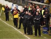 11 March 2018; Kildare manager Cian O'Neill watches on during the Allianz Football League Division 1 Round 5 match between Kildare and Mayo at St Conleth's Park in Newbridge, Kildare. Photo by Daire Brennan/Sportsfile