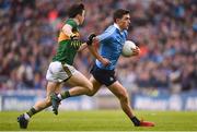 11 March 2018; Colm Basquel of Dublin in action against Brian Ó Beaglaoich of Kerry during the Allianz Football League Division 1 Round 5 match between Dublin and Kerry at Croke Park in Dublin. Photo by David Fitzgerald/Sportsfile