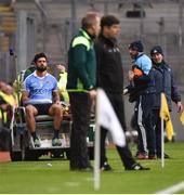 11 March 2018; Cian O'Sullivan of Dublin is substituted due to an injury during the Allianz Football League Division 1 Round 5 match between Dublin and Kerry at Croke Park in Dublin. Photo by David Fitzgerald/Sportsfile