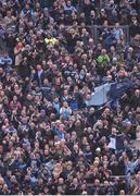 11 March 2018; Dublin supporters on hill 16 celebrate their side's first goal during the Allianz Football League Division 1 Round 5 match between Dublin and Kerry at Croke Park in Dublin. Photo by David Fitzgerald/Sportsfile