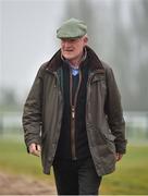 12 March 2018; Trainer Willie Mullins up on the gallops ahead of the Cheltenham Festival at Prestbury Park, in Cheltenham, England. Photo by Seb Daly/Sportsfile