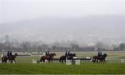 12 March 2018; Horses from the Gordon Elliott stable on the gallops ahead of the Cheltenham Racing Festival at Prestbury Park in Cheltenham, England. Photo by Ramsey Cardy/Sportsfile