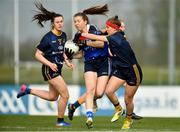 11 March 2018; Mairead Daly of WIT in action against Shauna Kendrick of DCU during the Gourmet Food Parlour HEC Giles Cup Final match between DCU and WIT at the GAA National Games Development Centre in Abbotstown, Dublin. Photo by Eóin Noonan/Sportsfile