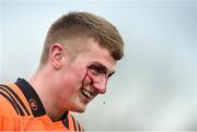 12 March 2018; Conor Fitzgerald after a collision with Jack Stafford during Munster Rugby squad training at the University of Limerick in Limerick. Photo by Diarmuid Greene/Sportsfile