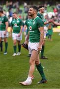 10 March 2018: Rob Kearney of Ireland following the NatWest Six Nations Rugby Championship match between Ireland and Scotland at the Aviva Stadium in Dublin. Photo by Ramsey Cardy/Sportsfile