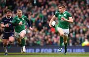 10 March 2018: Garry Ringrose of Ireland during the NatWest Six Nations Rugby Championship match between Ireland and Scotland at the Aviva Stadium in Dublin. Photo by Ramsey Cardy/Sportsfile