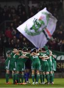 12 March 2018; Cork City players prior to the SSE Airtricity League Premier Division match between Cork City and Shamrock Rovers at Turner's Cross in Cork. Photo by Stephen McCarthy/Sportsfile